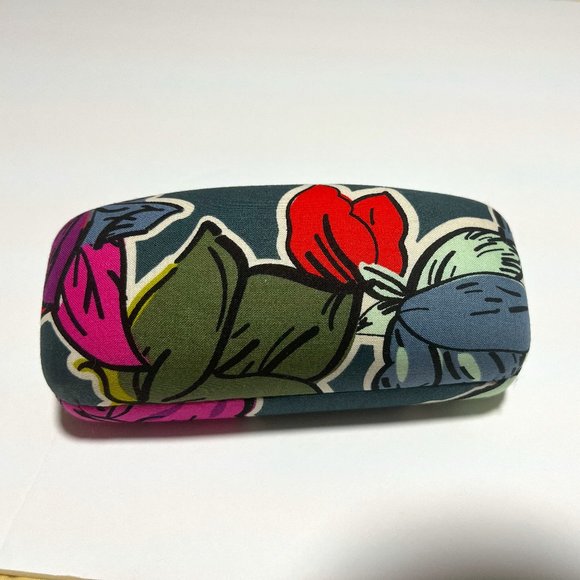 Vera Bradley Sunglass Case Floral Clamshell Eyeglass Very Nice - Picture 1 of 3